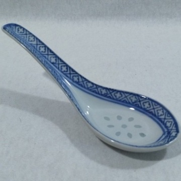 Łyżka porcelana chińska ryżowa długość 13,5 cm