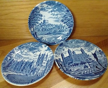 3szt.Royal Homess of Britain  Enoch Wedgwood Tunst