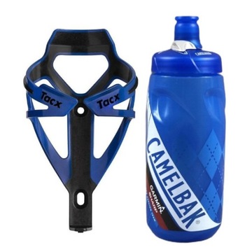 TACX DEVA KOSZYK + BIDON CAMELBAK PODIUM GARMIN 710ml