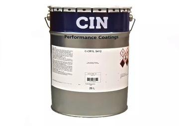 CIN C-Cryl S412 Farba Przemysłowa na Dachy