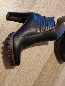 Buty botki skóra rozm. 36/ dł. wkładki 23 cm