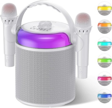 Głośnik Karaoke Bluetooth ze światłem LED 