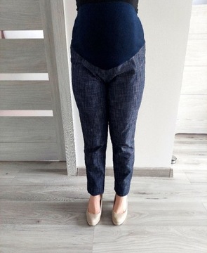 Spodnie ciążowe ala jeansy L