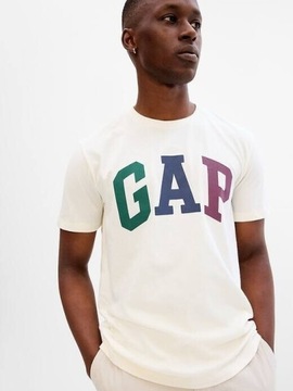 Koszulka męska GAP logo bawełna 