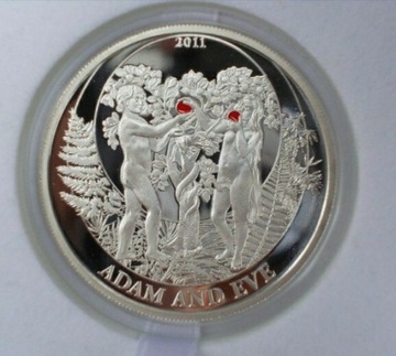 2 $ Palau Adam i Ewa 2 moneta Historie Biblijne