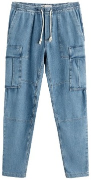 ZARA spodnie męskie denim jogger cargo rozmiar XL