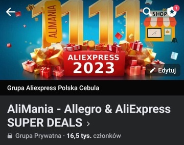 Grupa Allegro & AliExpress na Facebooku 