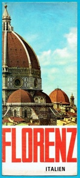 FLORENCJA Włochy folder turystyczny i plan miasta 1969