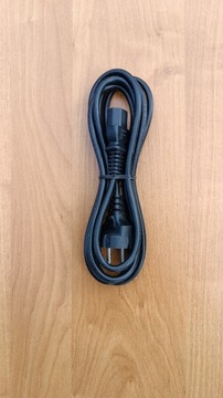 Kabel zasilający, przewód PC C13 3-pin.