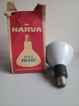 Żarówka  Narva  Foto mleczna Pr 500   500W 