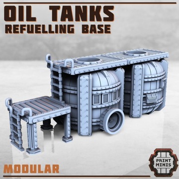 Oil Tanks - Refuelling Base l - Print Minis