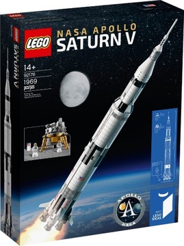 LEGO Ideas 92176 LEGO RAKIETA NASA Apollo Saturn V