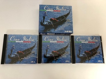 Zestaw BOX 3 CD Ciao Italia  Italo-Hits Disco