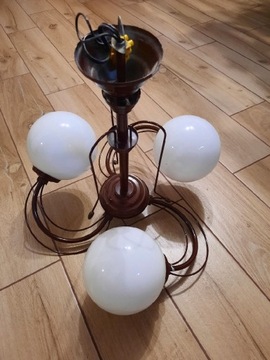 Żyrandol, lampa wisząca kule 