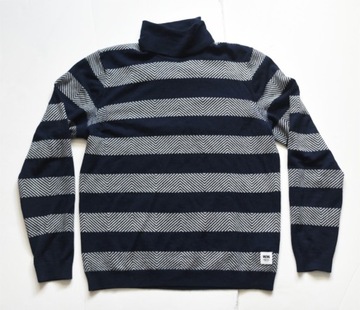 Wood Wood Jaques turtleneck sweter golf 100% wełna