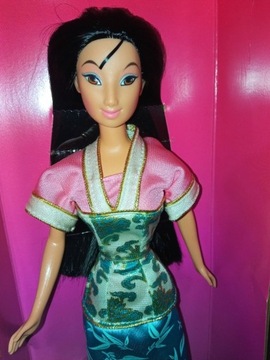 Lalka Barbie z bajki Mulan Disney 1998 Mattel
