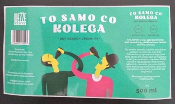 To samo co kolega IPA browar Kazimierz 