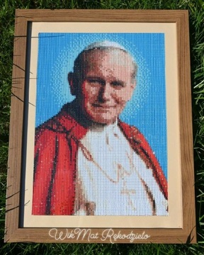 Papież Jan Paweł II - Diamond Painting