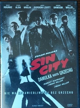SIN CITY. DAMULKA WARTA GRZECHU. ROURKE. ALBA. DVD