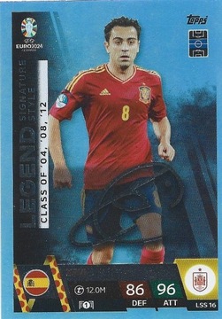 TOPPS MATCH ATTAX EURO 2024 STYLE LEGEND XAVI