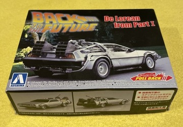 De Lorean from part I Back To The Future Aoshima