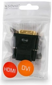Adapter HDMI - DVI-D SAVIO