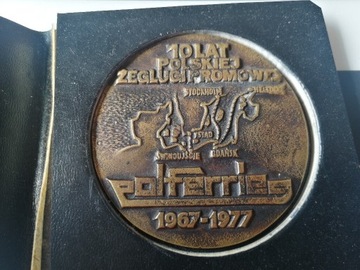 Medal 10 lat Polskiej Żeglugi Promowej 1967-1977