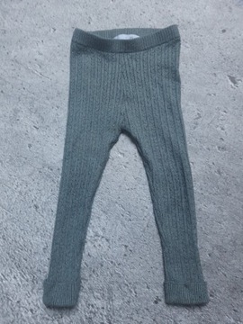 Legginsy dzianinowa sweterkowe ZARA r.98 2-3lata