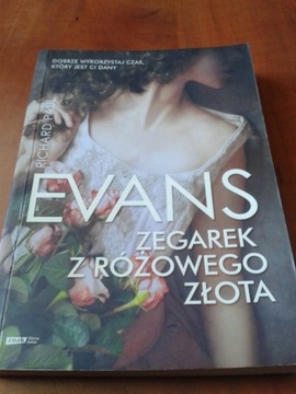 Zegarek z różowego złota R.P.Evans książka