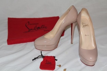 Louboutin Christian buty,Szpilki Nude, rozmiar 39