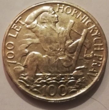 Czechosłowacja 100 koron 1949 700 rocznica