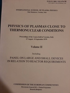 physics of plasma close to thermonuclear condition