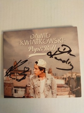 CD DAWID KWIATKOWSKI Pop & roll  AUTOGRAF