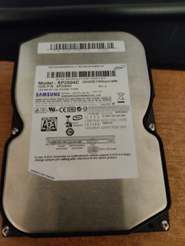 Samsung 250GB SATA Sprawny!