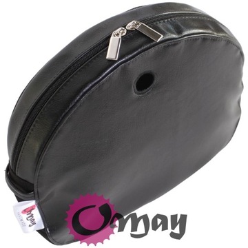 Czarny organizer OBAG MOON LIGHT eko skóra OMAY