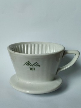 Porcelanowy DRIP filtr do kawy, lejek Melitta 101