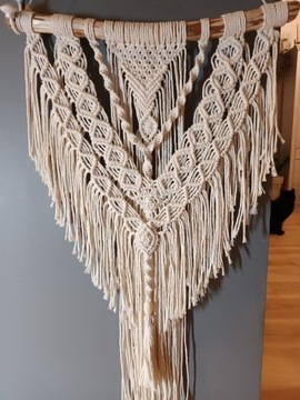 Duża makrama boho 45 cm x 70 cm  