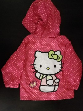 Kurtka przejściowa HALLO KITTY, r.92-98, czapka