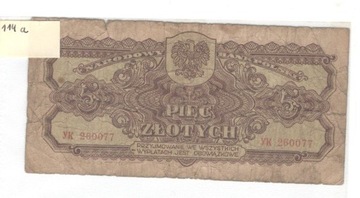 5 złotych 1944