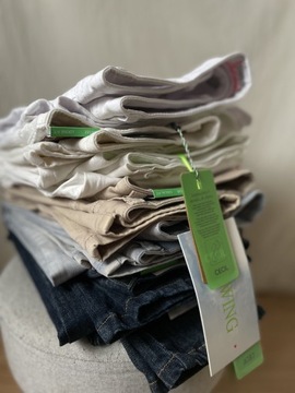 Paka spodni damskich jeansy S/M nowe paczka zestaw