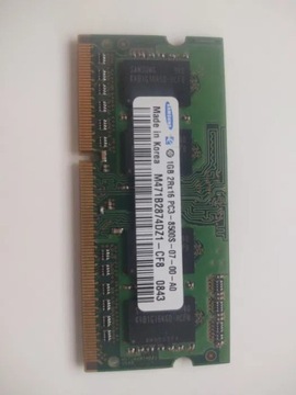 Pamięć do laptopa DDR3 SODIMM 2x1GB