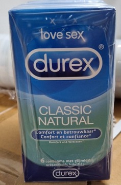 PREZERWATYWY DUREX CLASSIC NATURALS ZESTAW 6X6SZT