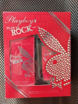 PLAYBOY PLAY IT ROCK 75/50 ML PERFUM/UNIKAT/ZESTAW