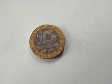 V/16 FRANCJA 10 FRANCS 1991