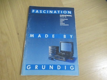 GRUNDIG Fascination katalog prospekt 1990