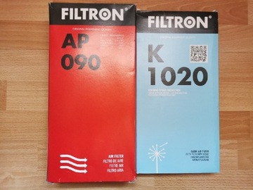 Filtr powietrza AP090 oraz filtr kabinowy K1020