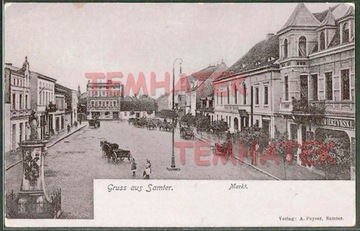 SZAMOTUŁY Gruss aus Samter rynek 1905