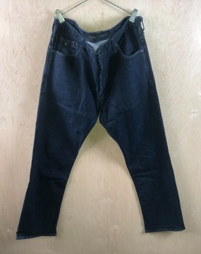 Guess Vintage 90's Granatowe Spodnie Jeansowe 48