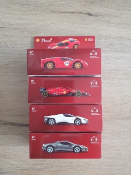 Autka Ferrari kolekcja Shell