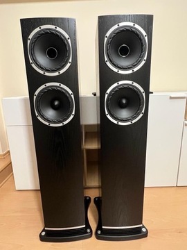 Kolumny FYNE AUDIO F501 DARK OAK+ nowe kable 